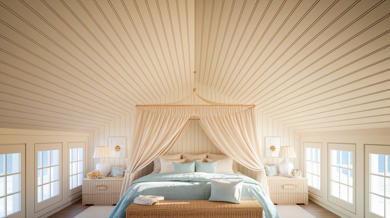 Beadboard Ceilings for Coastal Vibes