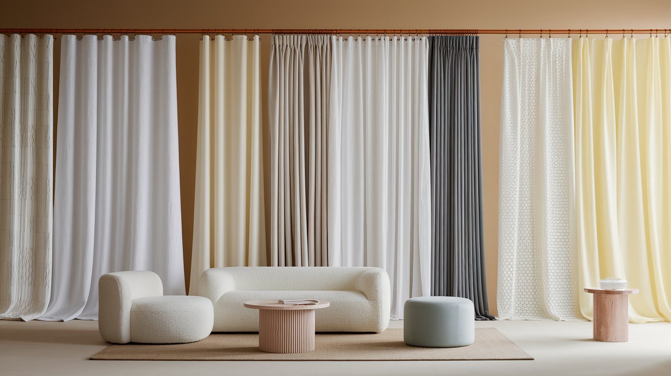 Collection of modern minimalist curtain designs