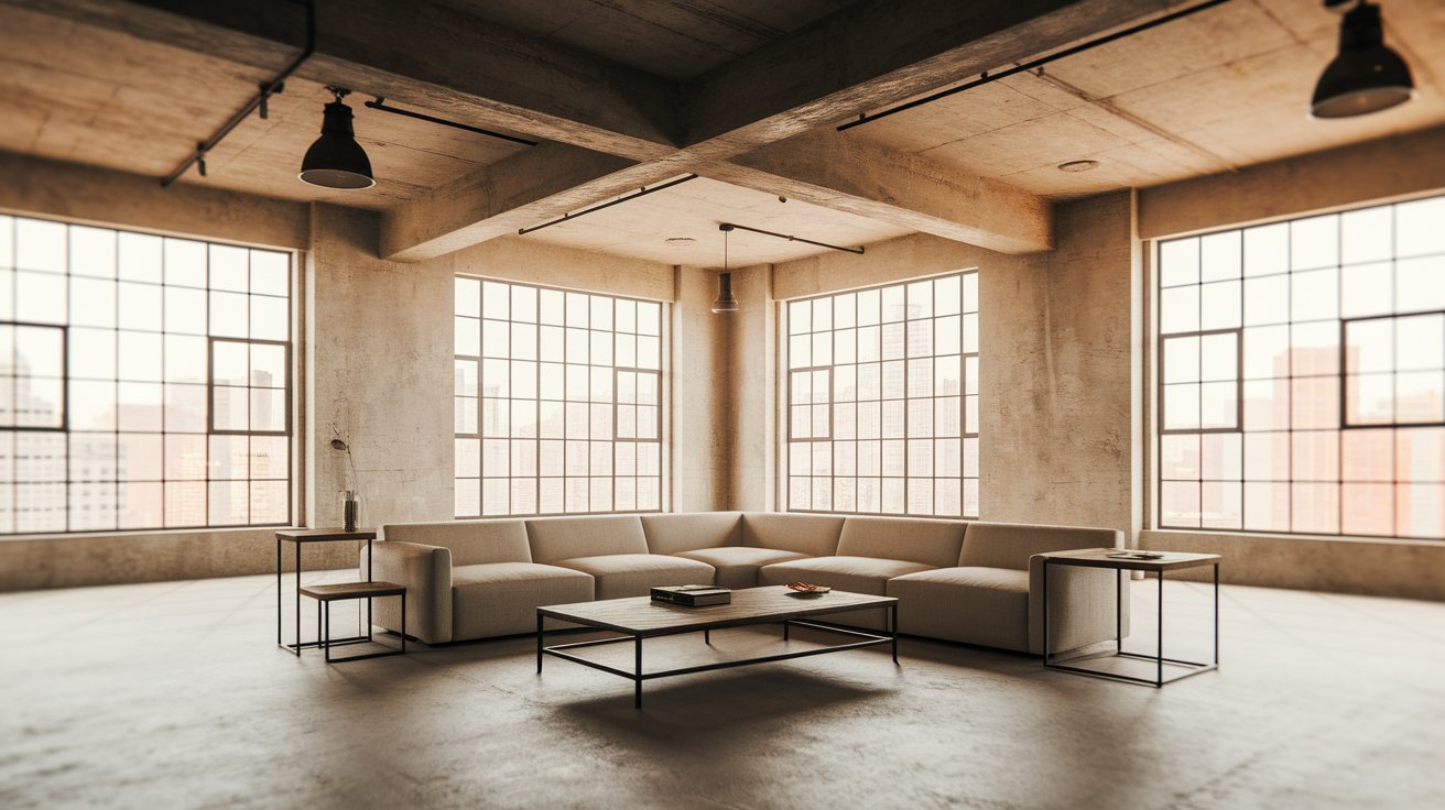 Concrete Ceilings for Industrial Style
