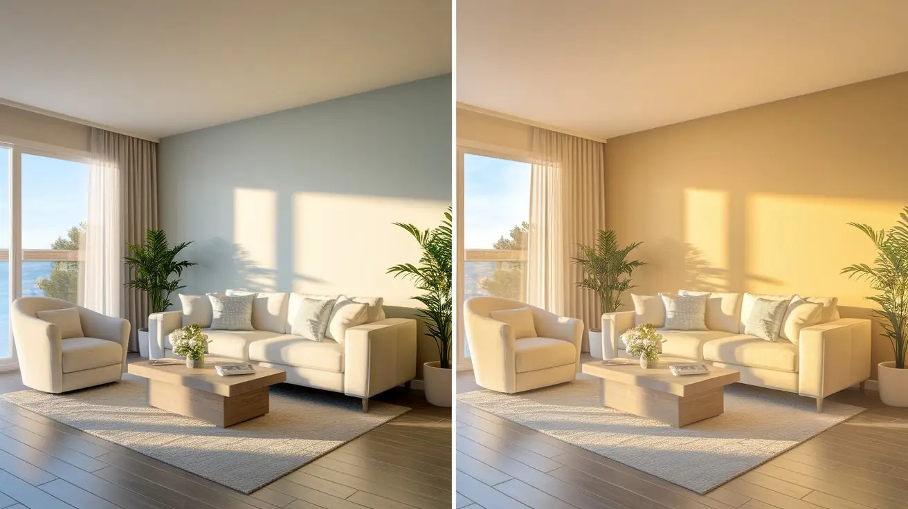 East and West Exposure Shifting Tones Throughout the Day