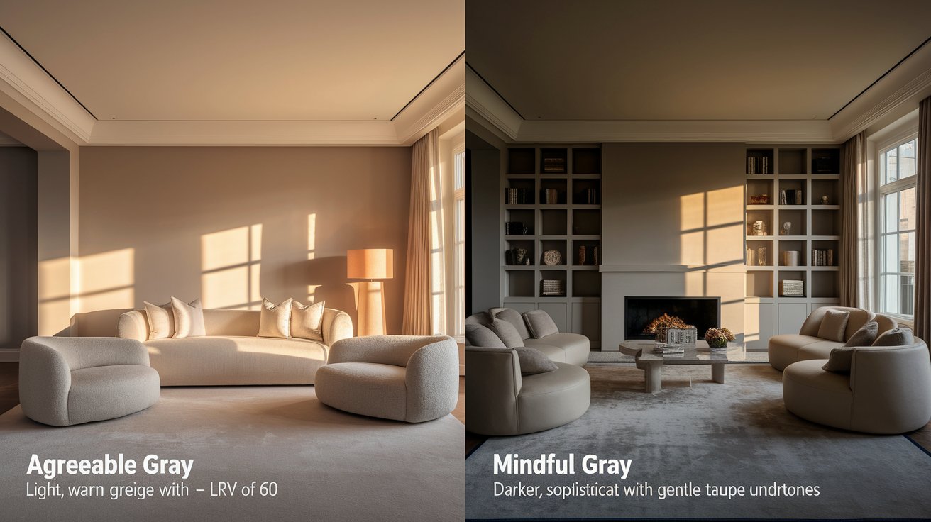 Mindful Gray vs Agreeable Gray