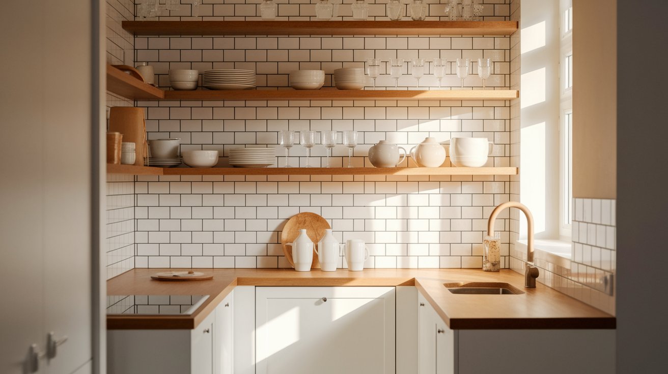 Open Shelving for a Modern Look