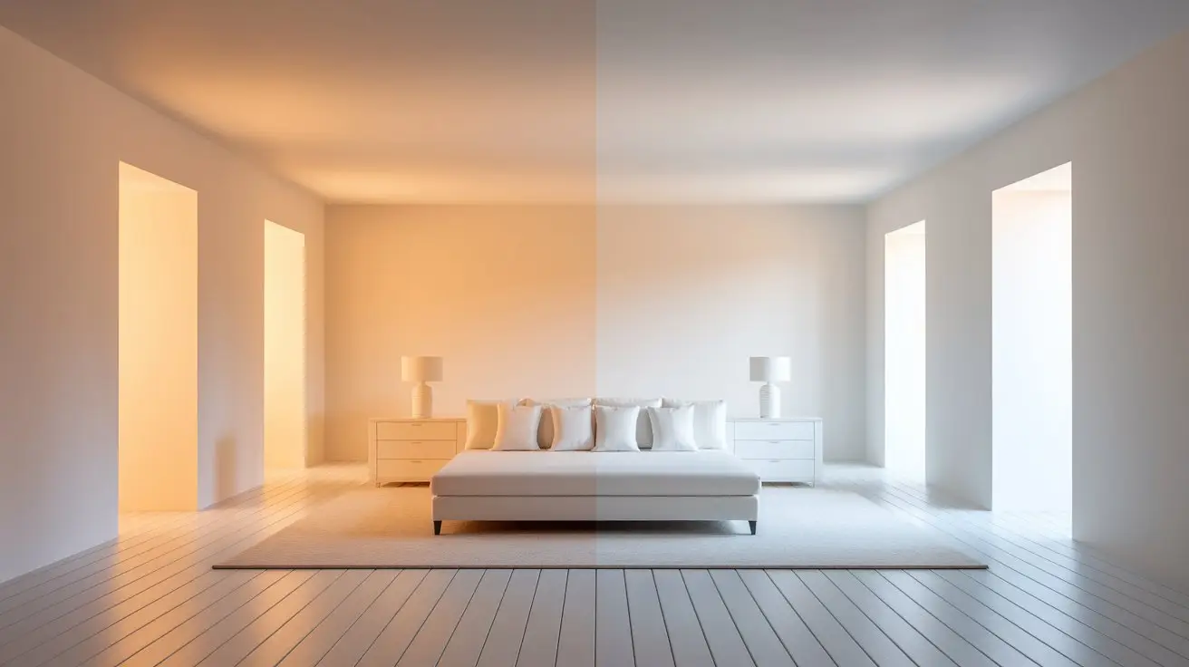 Pure White vs Chantilly Lace