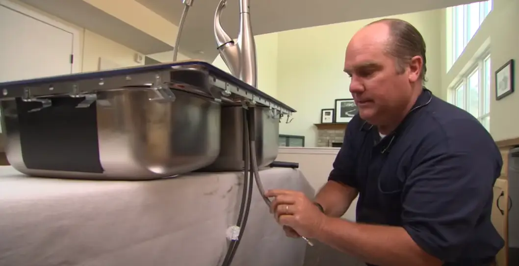 Step 2 Prepare the New Sink and Faucet