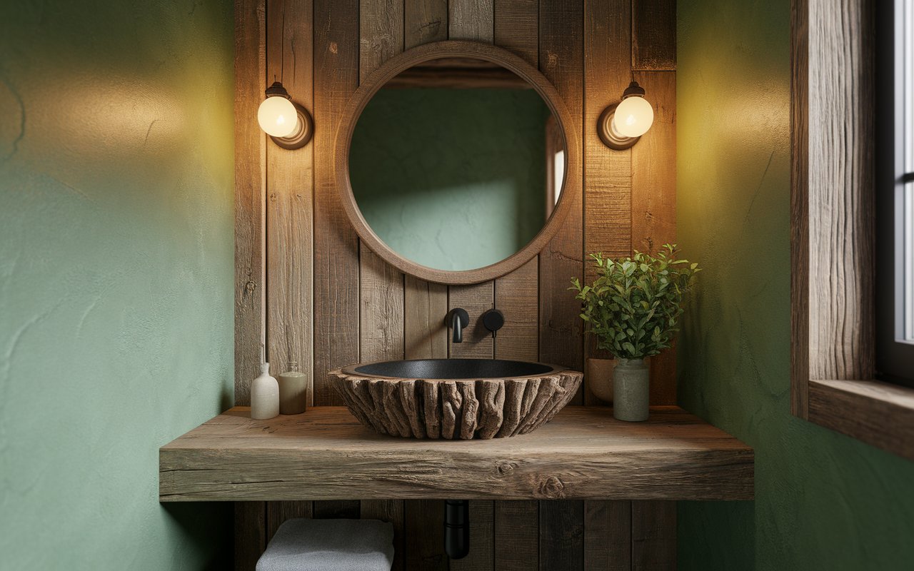 Reclaimed Wood Vessel Sinks