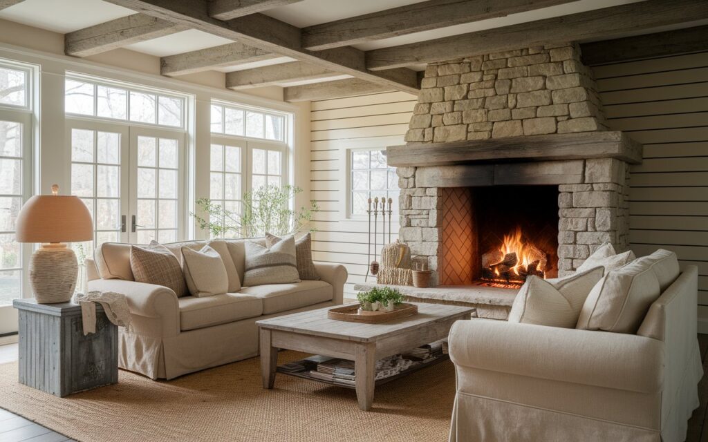 Cozy Farmhouse Living Room