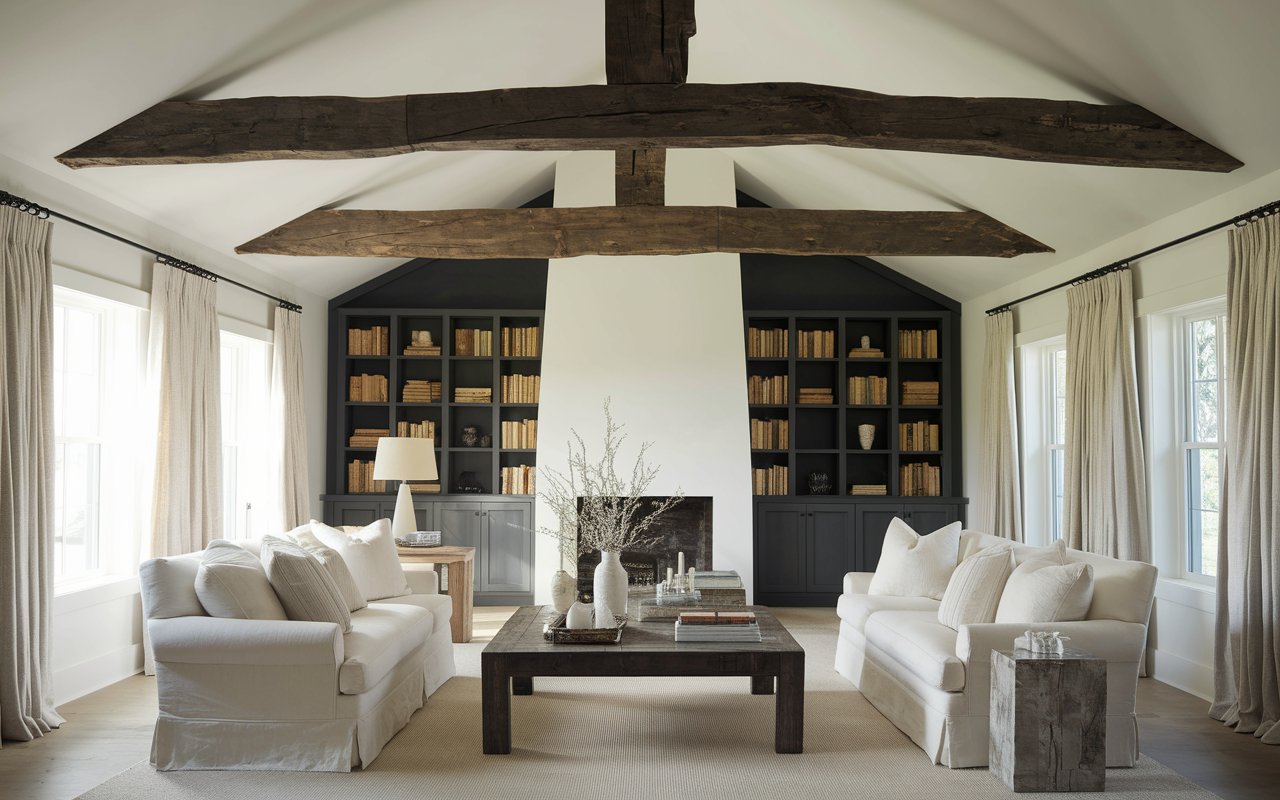 Balance Heavy Wood With White