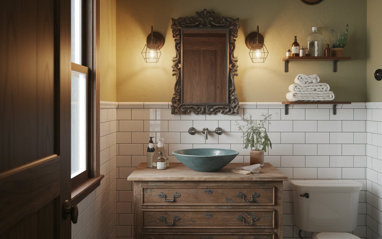 Upcycled Vintage Fixture Sinks