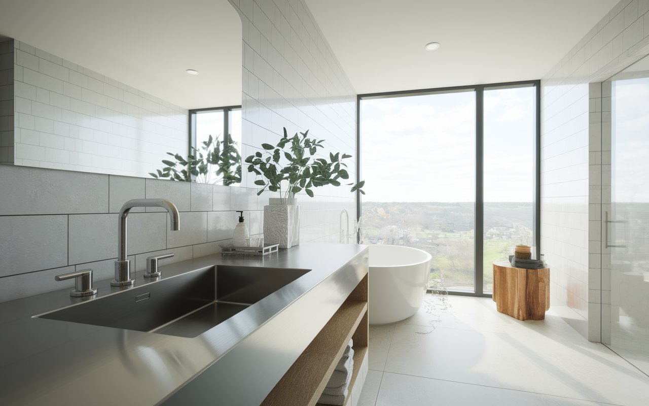 Stainless Steel Bathroom Sinks