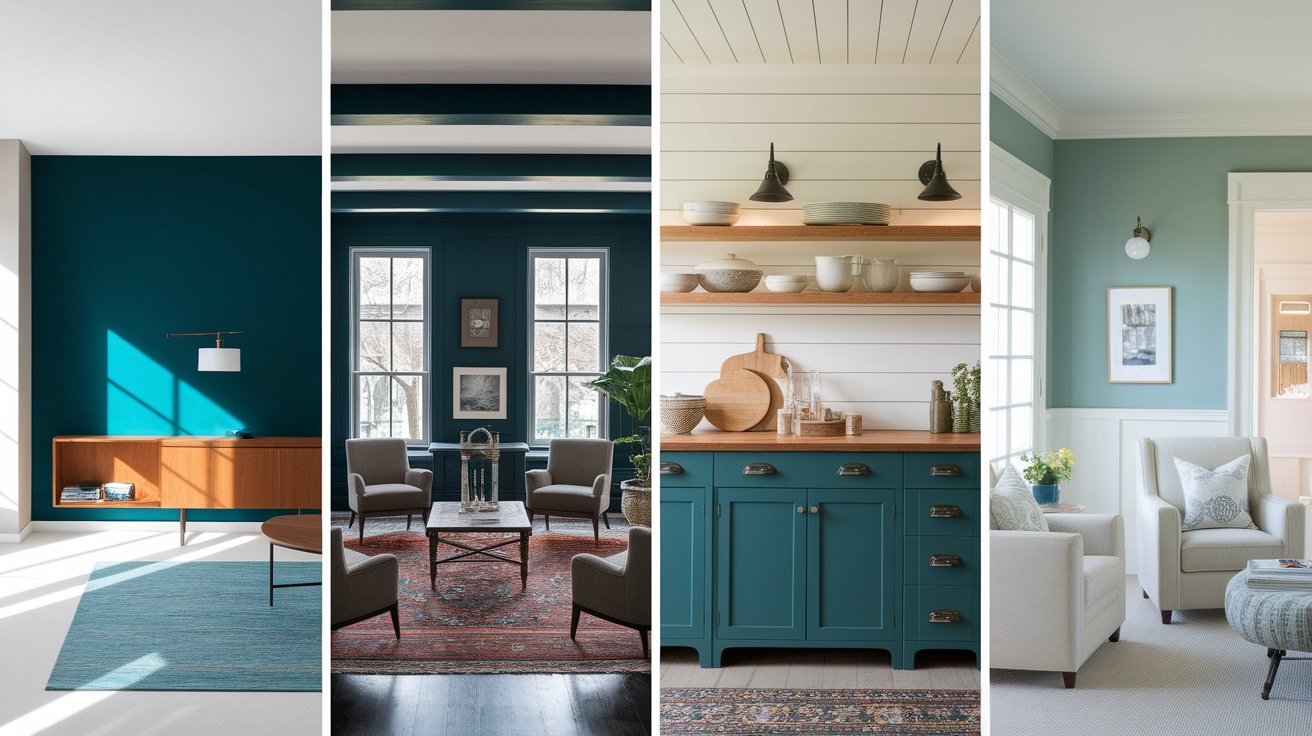 An array of stylish color palettes designed to enhance home interiors and create inviting spaces.