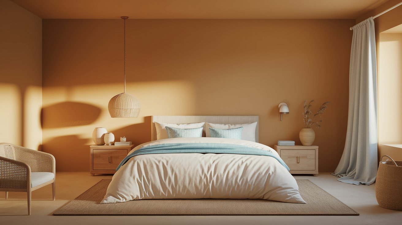 A cozy bedroom featuring a bed, a chair, and a window allowing natural light to enter the space.