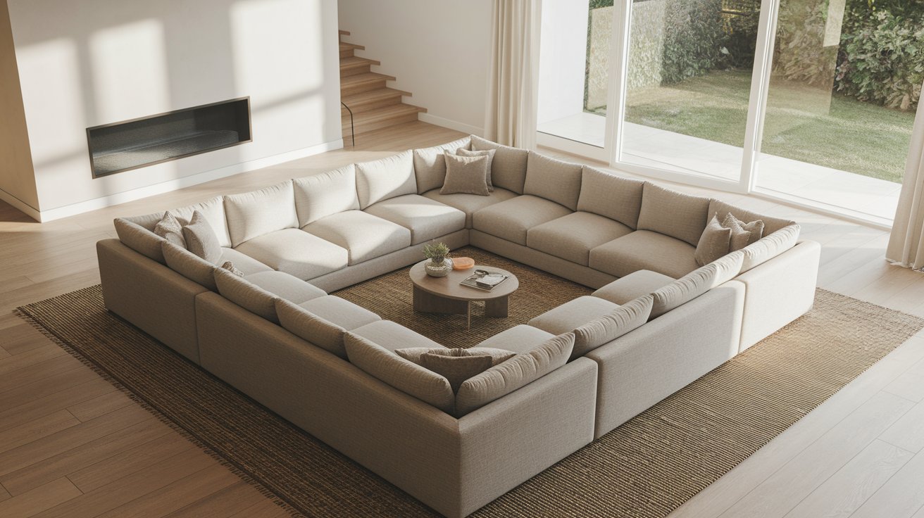 U-Shaped Sectional Sofa