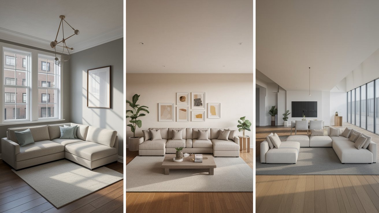 Best Sectional Sofa Size for Small vs Large Living Rooms