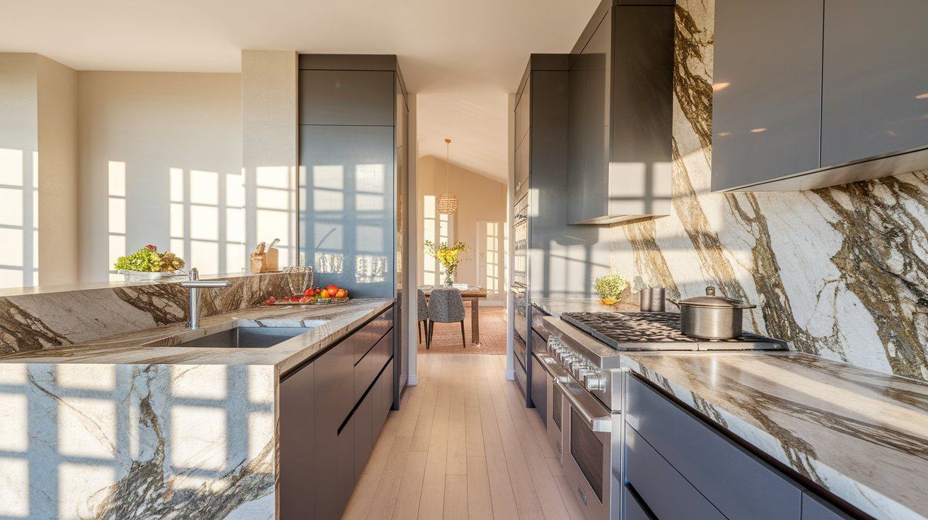 5. Marble or Granite Countertops
