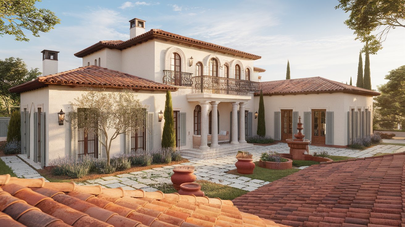 Modern farmhouse with a matte black standing seam metal roof and white board-and-batten siding showcasing a durable, energy-efficient metal roofing option with contemporary curb appeal.